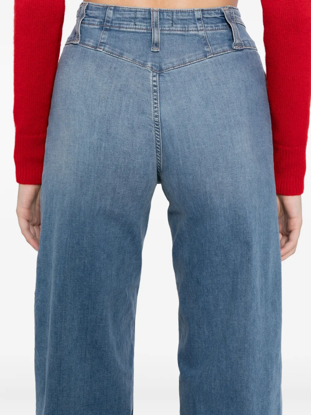 Free People Libre Wide-leg Jeans In Blue