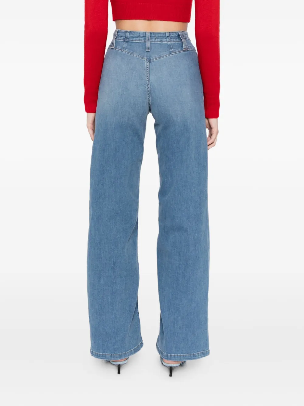 Free People Libre Wide-leg Jeans In Blue