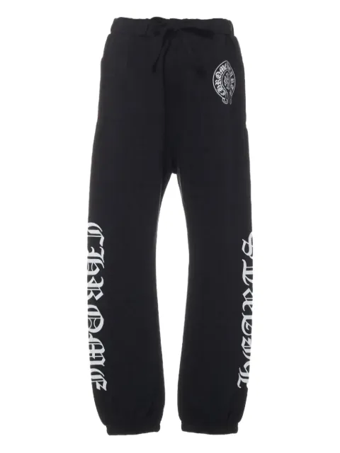 Chrome Hearts horseshoe-logo track pants