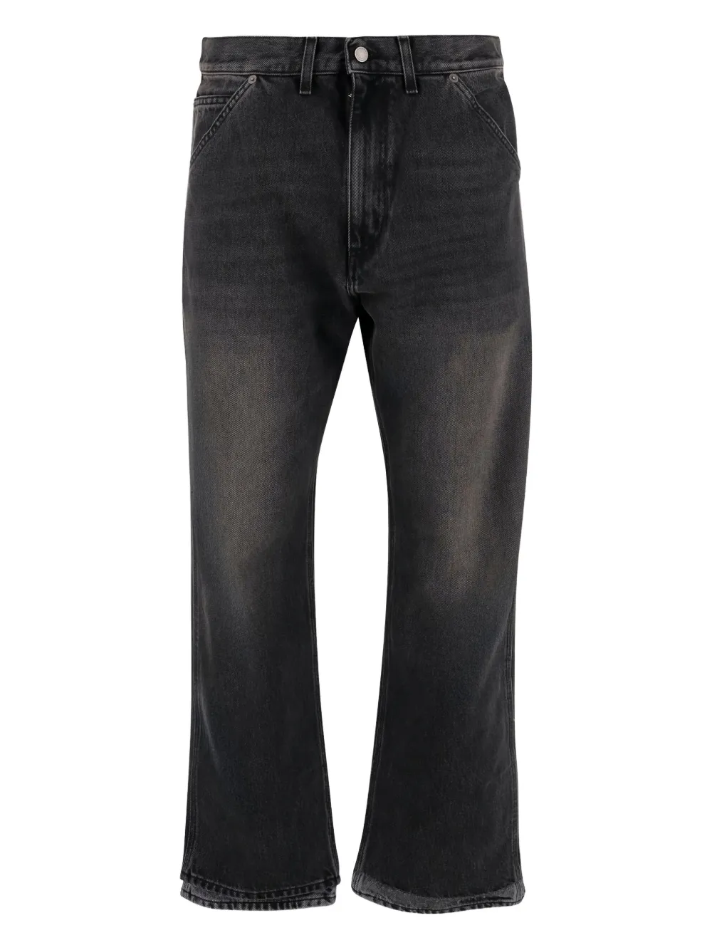 Haikure patch-pocket trousers | Black | Image 1