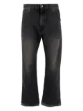 Haikure patch-pocket trousers - Black