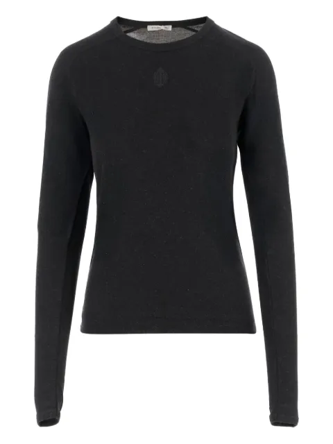 By Malene Birger logo-embroidered crew neck sweater