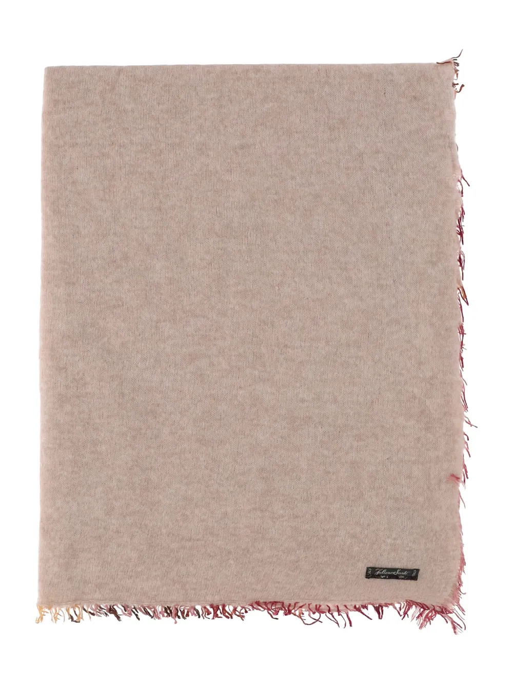 Faliero Sarti fringed cashmere scarf | Neutrals | Image 1