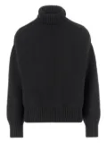 SA SU PHI turtleneck open-back sweater - Black