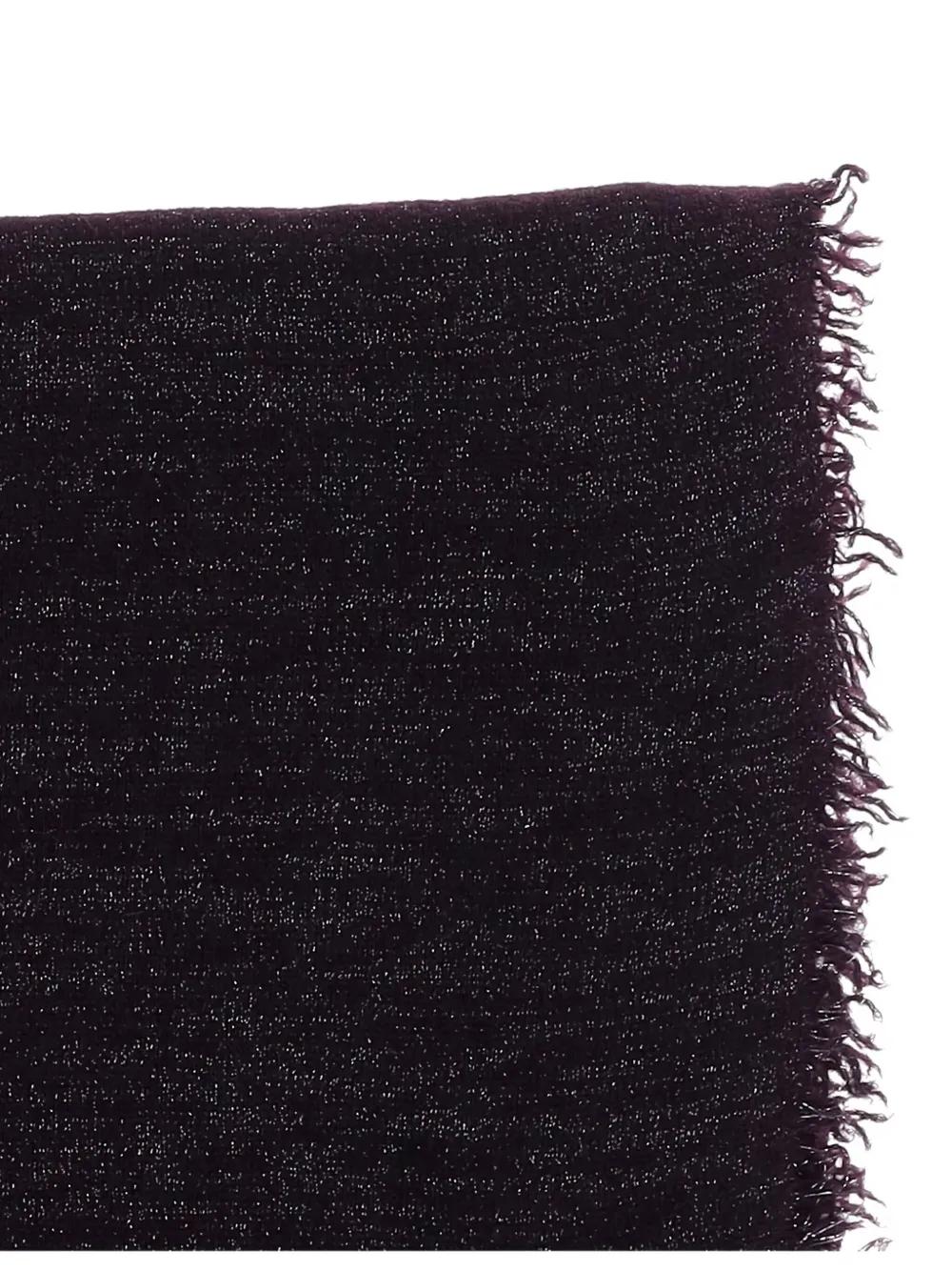 Faliero Sarti Sjaal met franje Paars