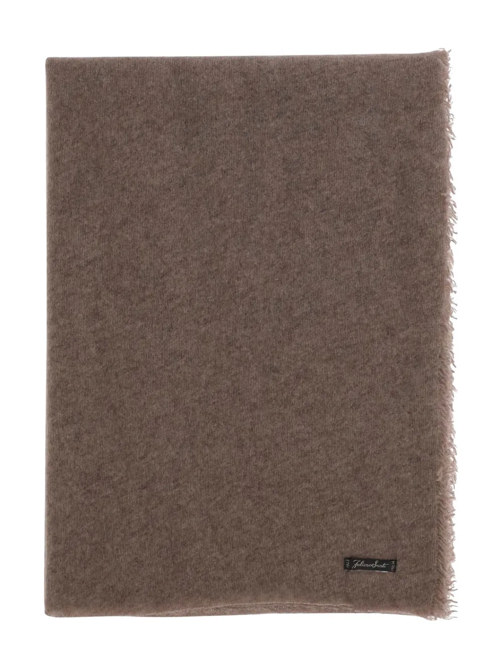 Faliero Sarti Frayed-edge Scarf In Brown