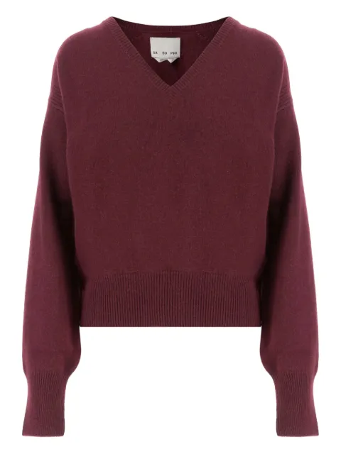 SA SU PHI V-neck cashmere sweater
