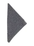 PINKO crystal-embellished knitted scarf - Grey