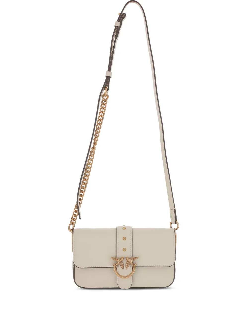 PINKO Classic Love ショルダーバッグ ミニ - ホワイト PINKO Classic Love ショルダーバッグ ミニ - ホワイト