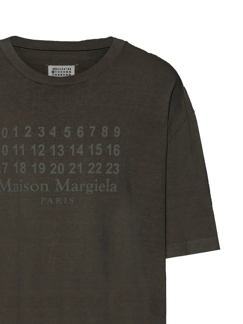 Maison Margiela T-shirt met print Grijs