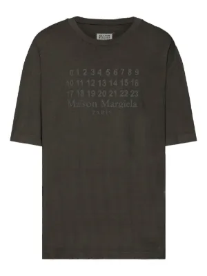 Maison Margiela ロゴ Tシャツ グレー L Maison Margiela ロゴ Tシャツ | グレー | FARFETCH JP