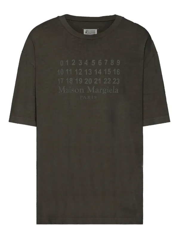 Maison Margiela プリント Tシャツ | グレー | FARFETCH JP