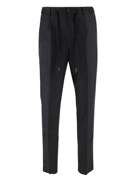 Tagliatore dart-detail drawstring trousers