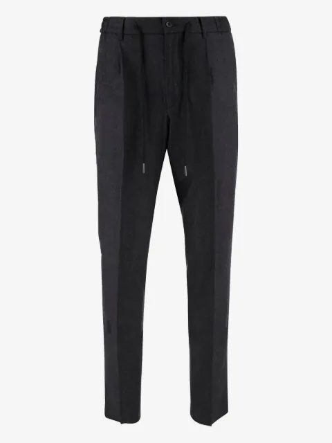Tagliatore dart-detail drawstring trousers