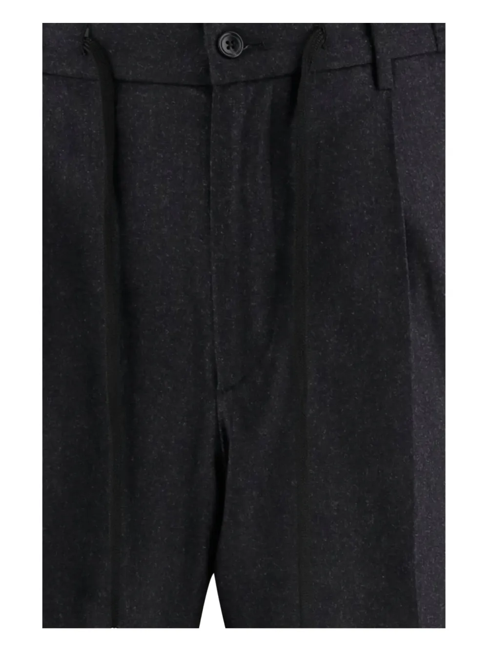 Tagliatore Dart-detail Drawstring Trousers In Black