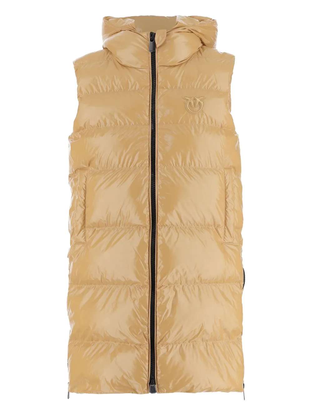 PINKO hooded padded gilet - イエロー PINKO hooded padded gilet - イエロー