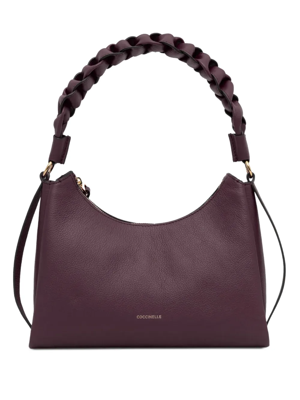 Coccinelle small Boheme braided-handle shoulder bag - Rosso