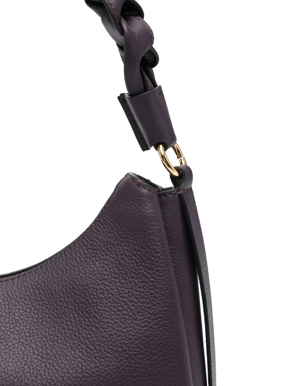 Coccinelle Kleine Boheme schoudertas met gevlochten handvat Rood