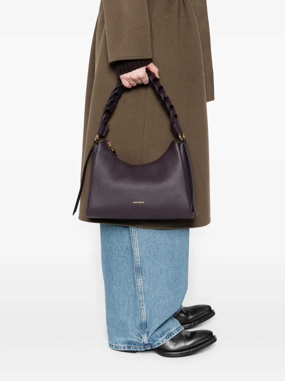 Coccinelle small Boheme braided-handle shoulder bag | Image 2