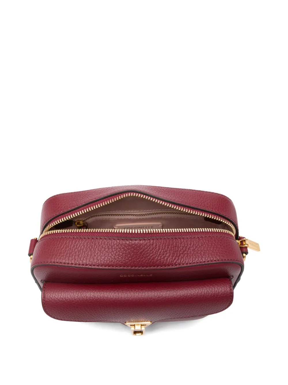Coccinelle Soft Beat kleine crossbodytas Rood