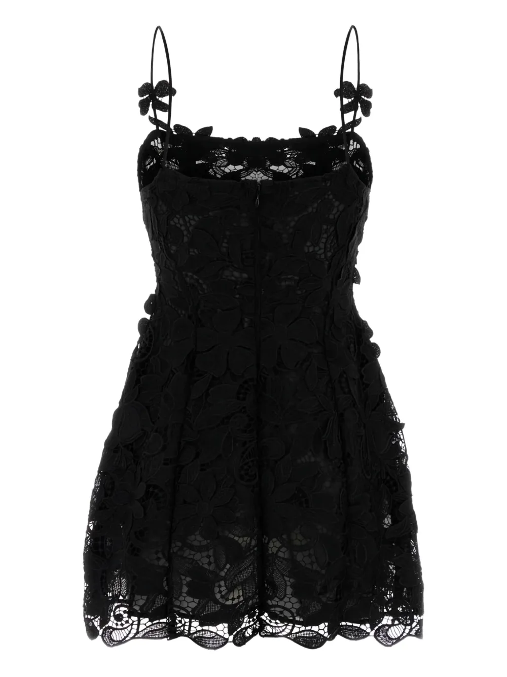 Blumarine lace mini dress - Zwart