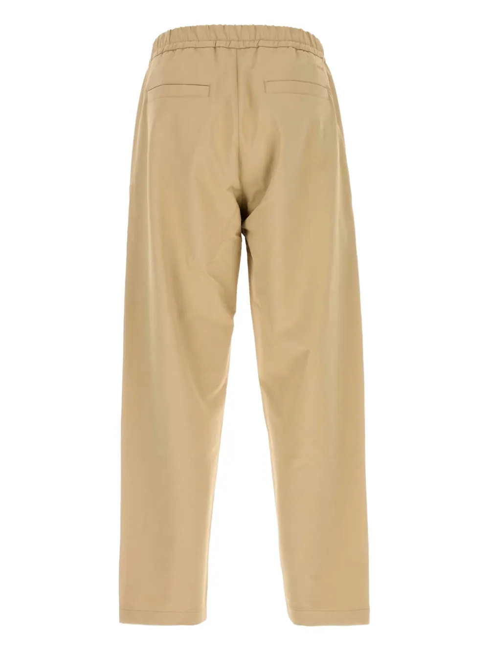 Herno elastic-waistband back-pockets trousers - Beige