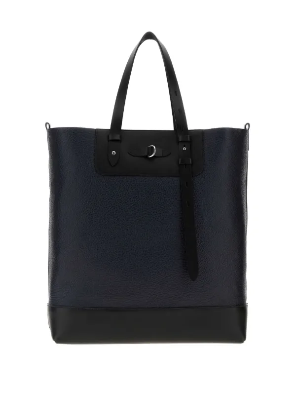 Maison Margiela レザー トートバッグ | ブルー | FARFETCH JP