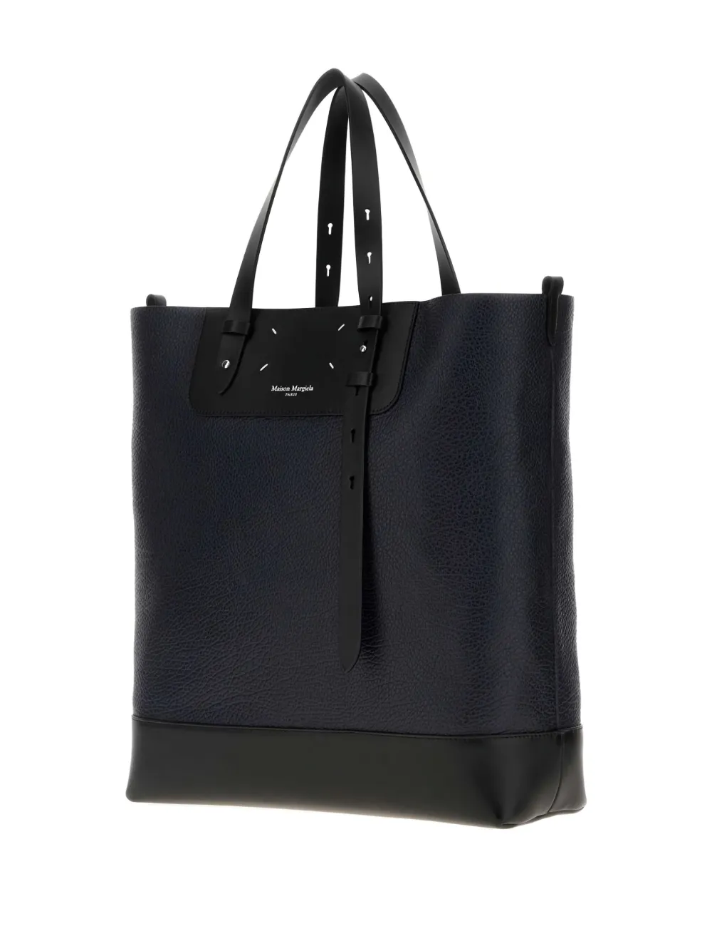 Maison Margiela leather tote bag - Blauw