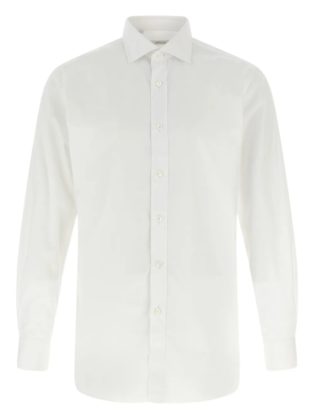 Brioni Trevi Mark long-sleeved shirt | White | Image 1