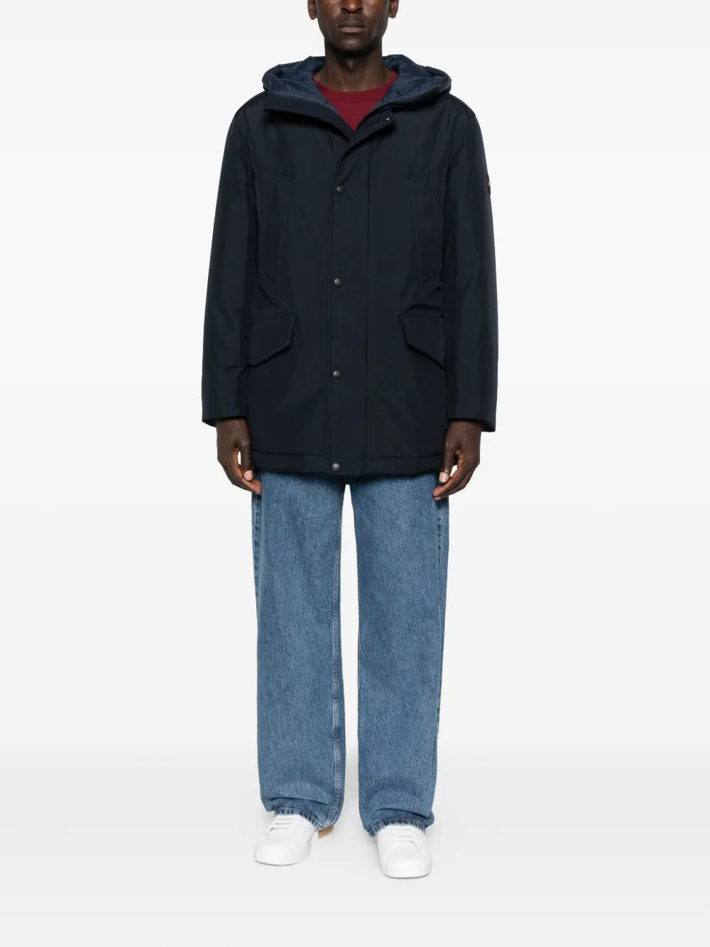 BOSS hooded button-fastening jacket | Down Jackets | Image 2