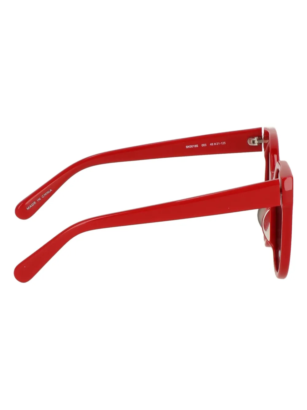 Stella McCartney Kids Zonnebril met rond montuur Rood