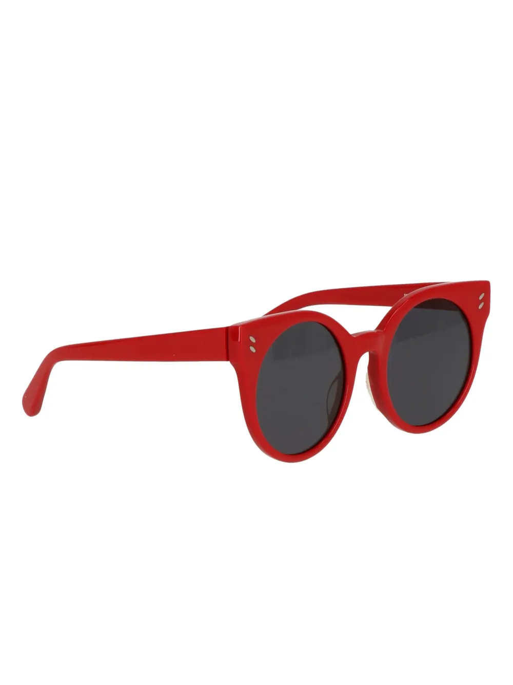 Stella McCartney Kids Zonnebril met rond montuur - Rood