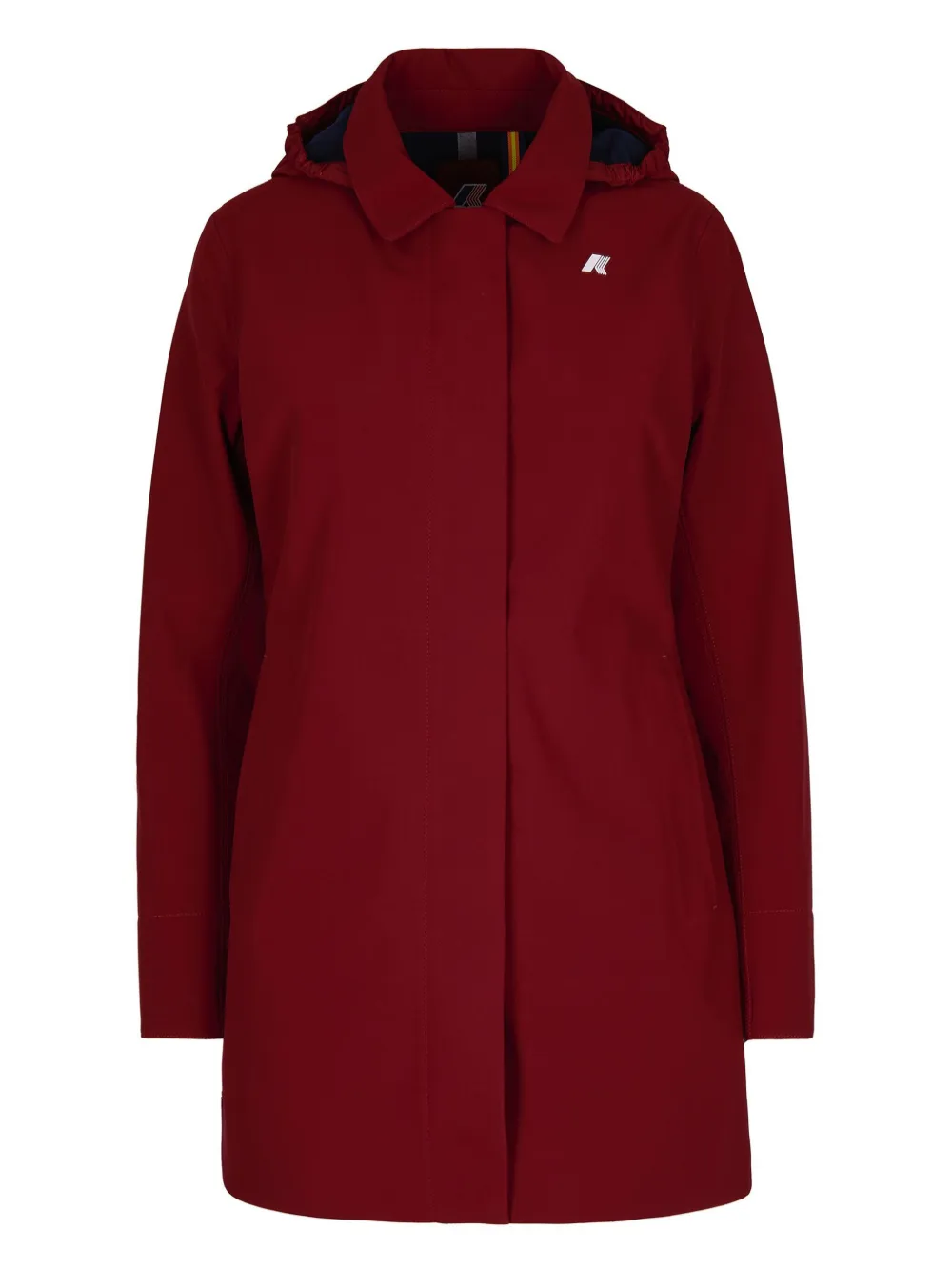K-way Mathy Hooded Jacket In Red