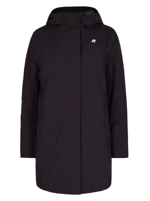 K-Way Sophie hooded logo-patch jacket
