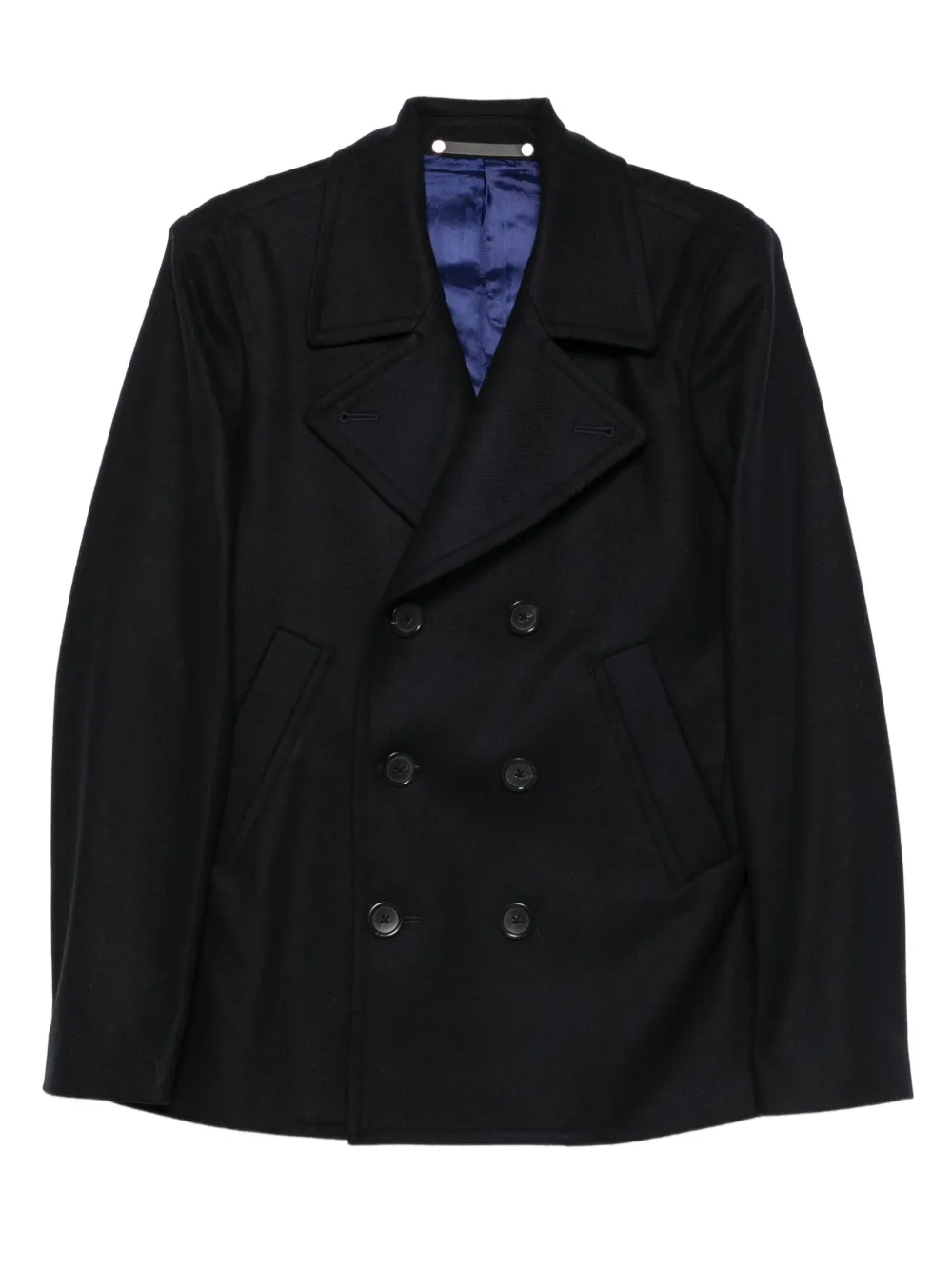 Paul Smith double-breasted peacoat | Black | Image 1