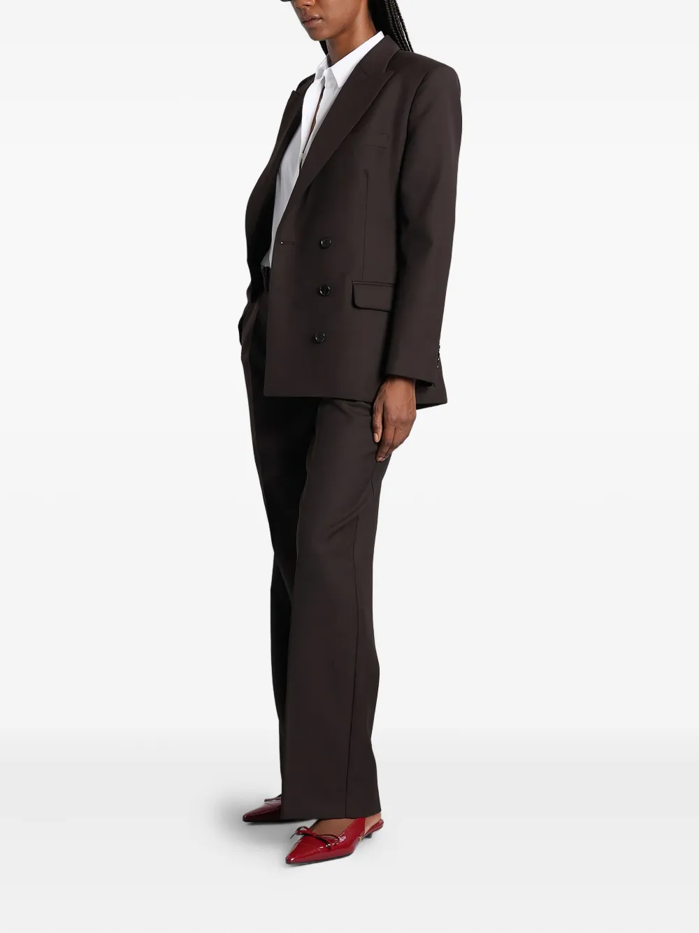 ANINE BING tailored trousers - Bruin