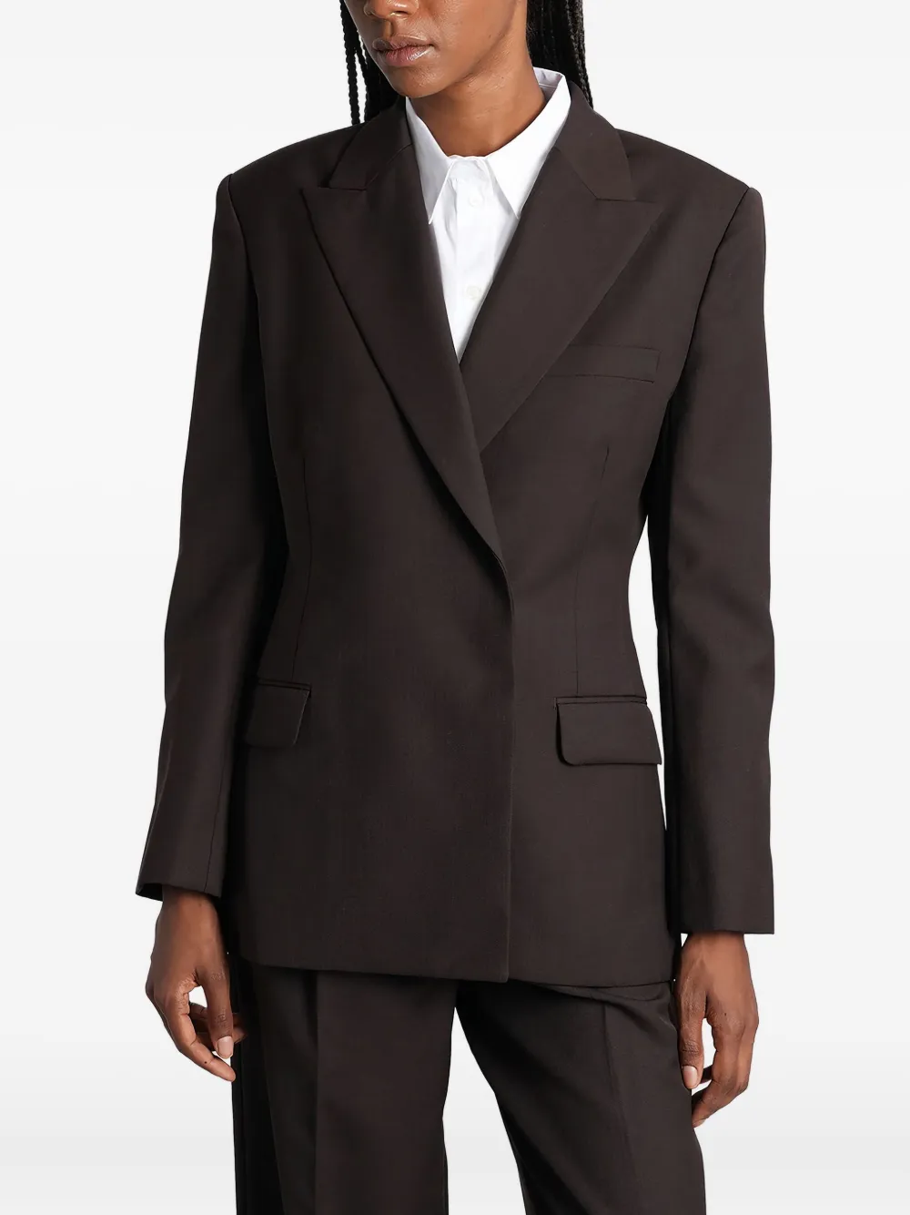 ANINE BING double-breasted wool blazer | Fitted Jackets | Image 2
