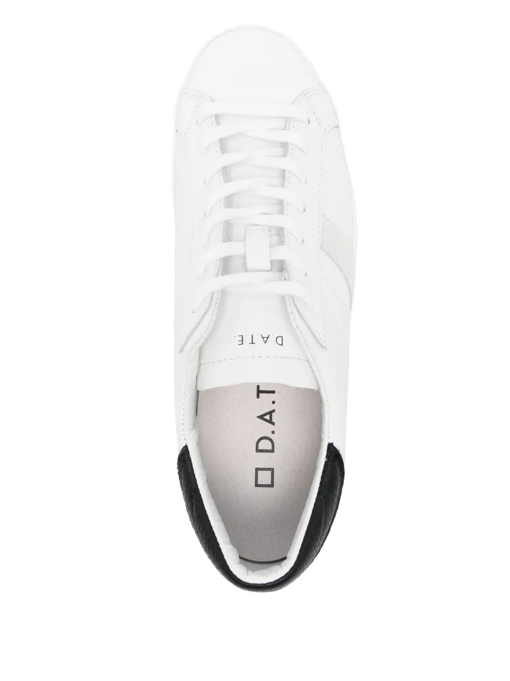 D.A.T.E. Leren sneakers Wit