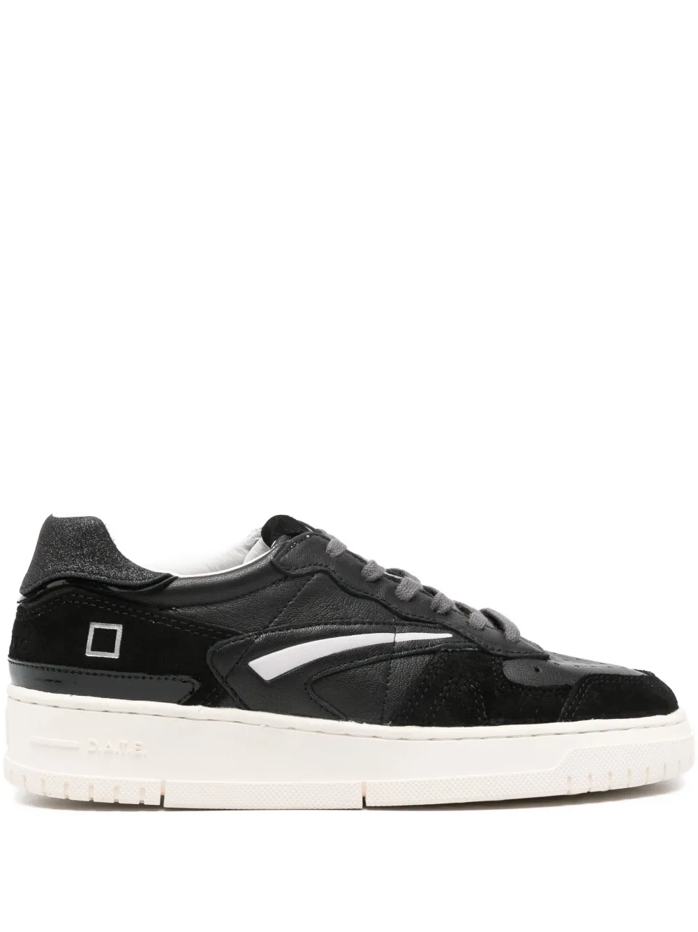 D.A.T.E. panelled sneakers | Black | Image 1