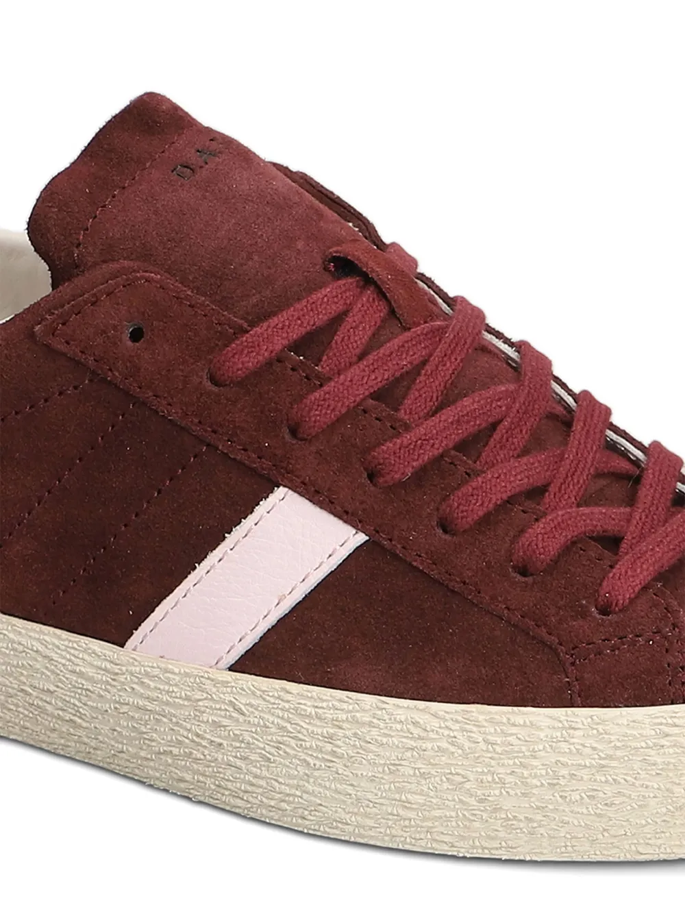D.A.T.E. suede leather stripe sneakers Red
