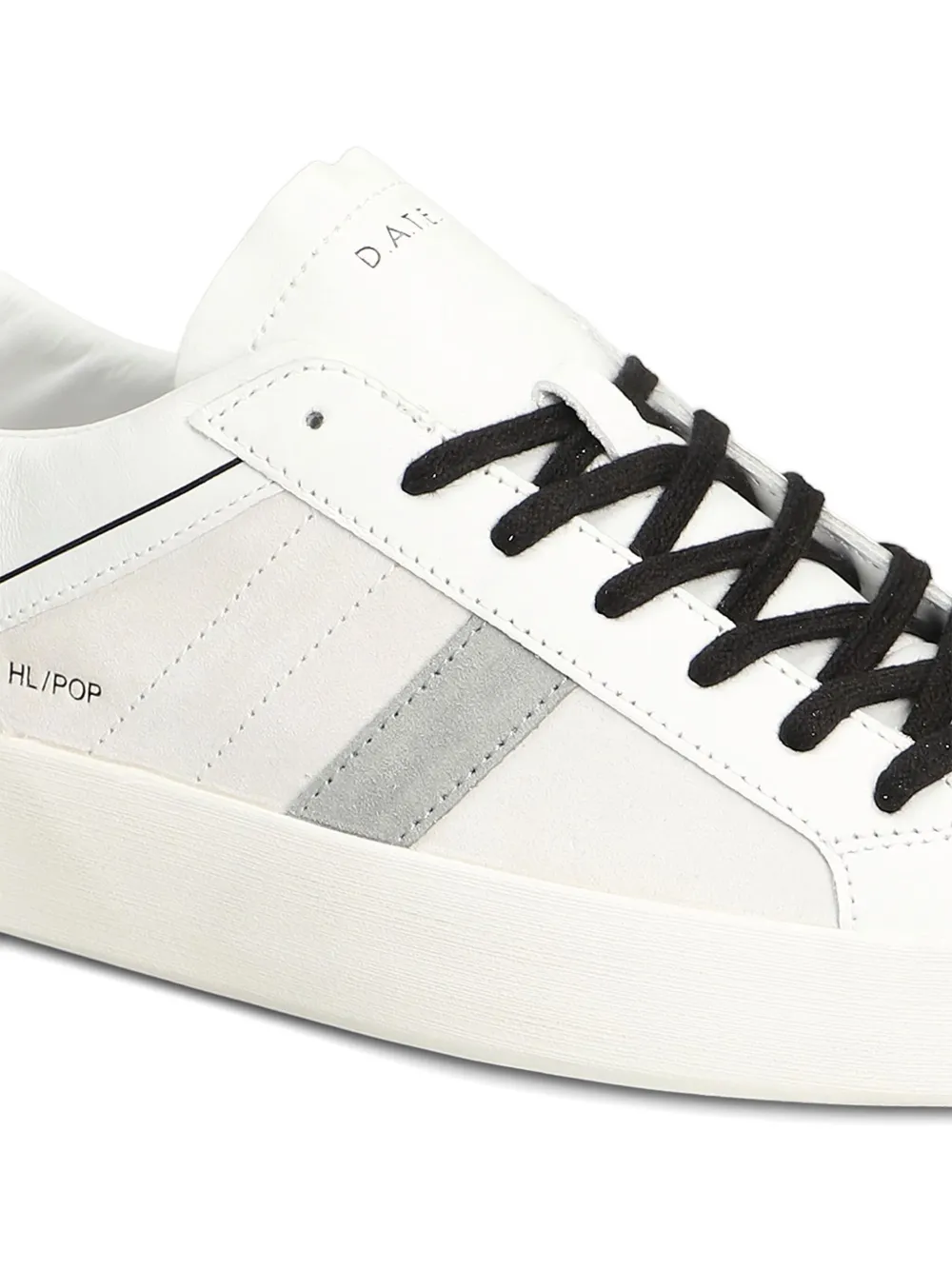 D.A.T.E. leather panelled sneakers White
