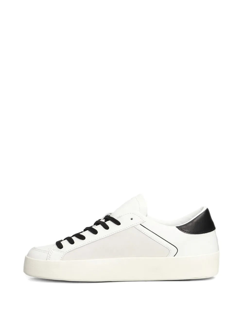 D.A.T.E. leather panelled sneakers White