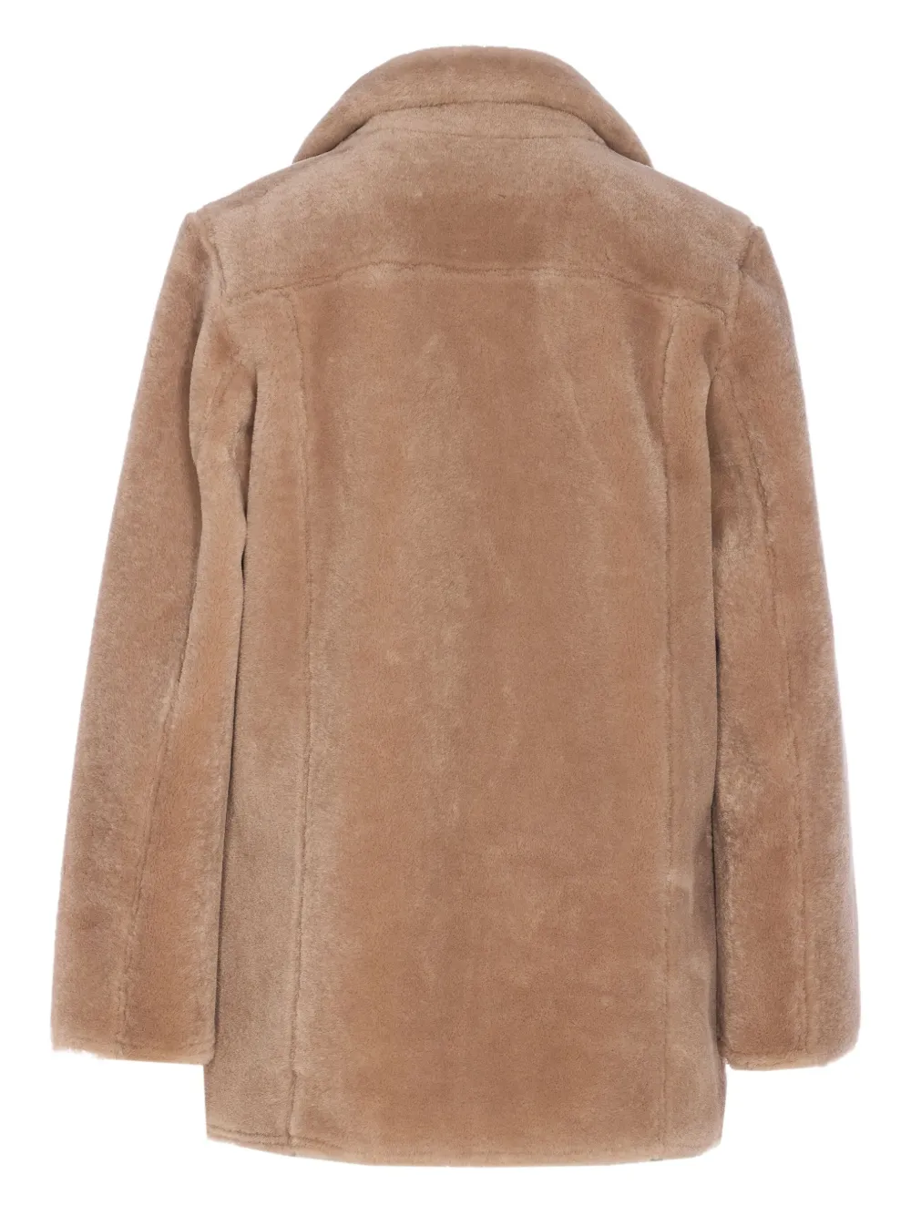 Urbancode Reversible Faux Fur Jacket In Nude