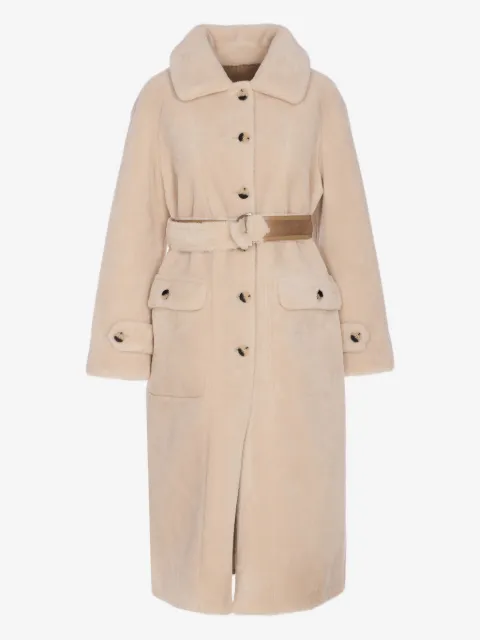 Urbancode faux-fur belted coat