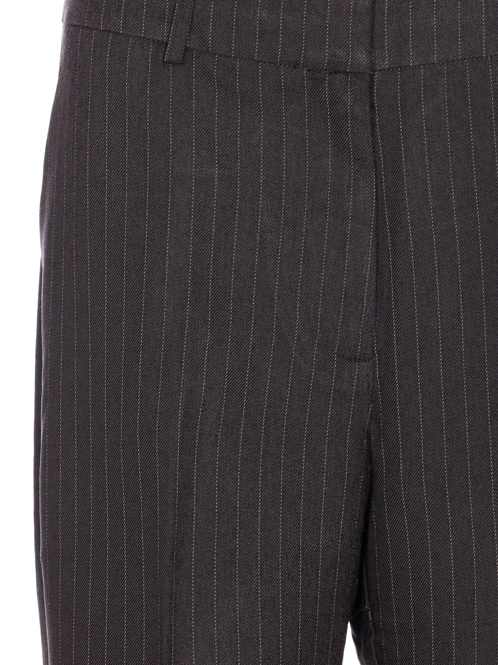 Essentiel Antwerp Broek met krijtstreep en rits - Grijs