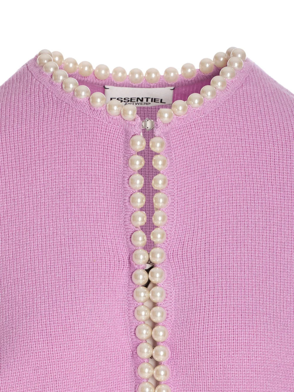 Essentiel Antwerp pearl-embellished round-neck cardigan | Cardigans | Image 2