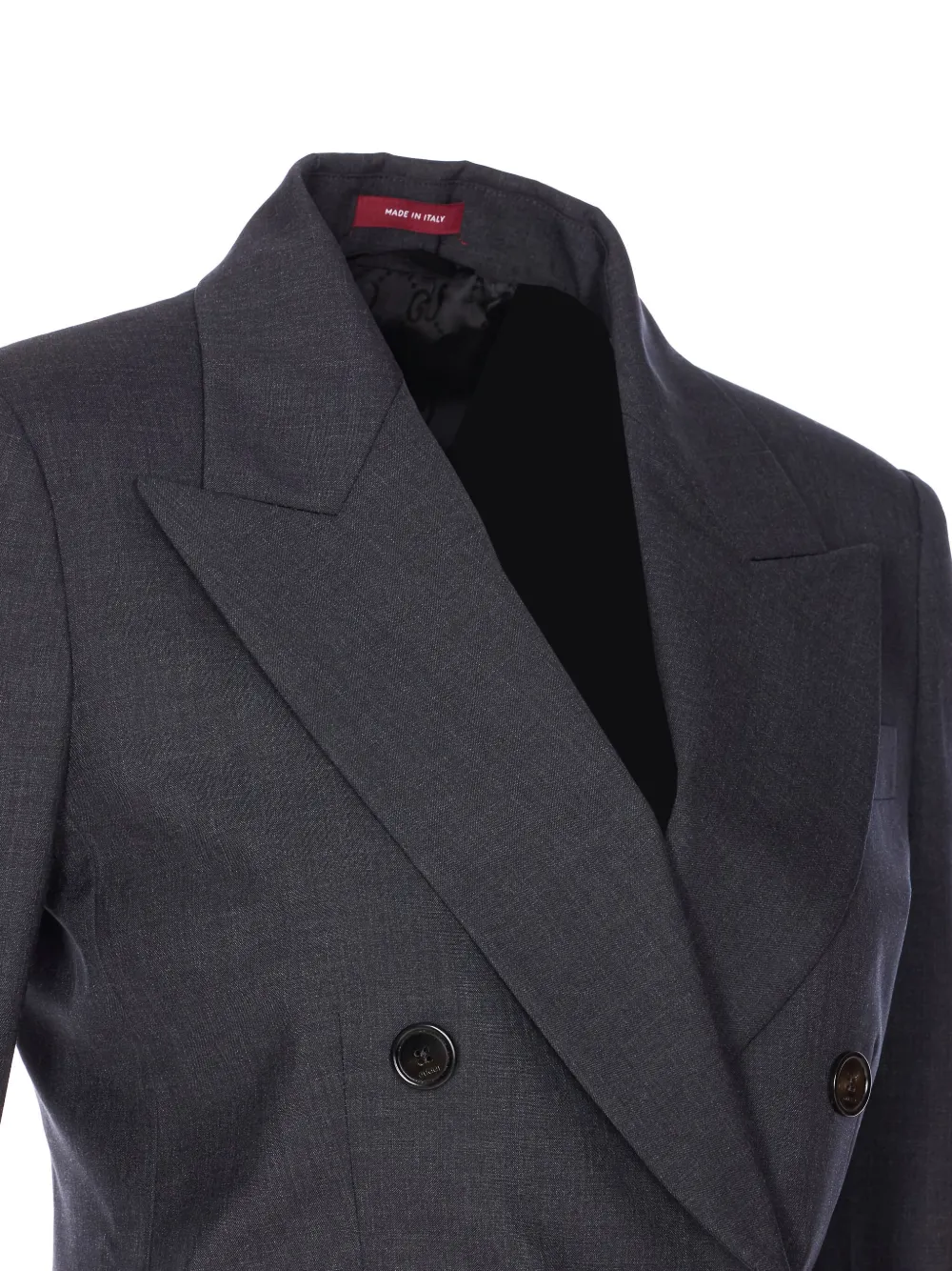 Gucci Double-breasted Blazer In Gray