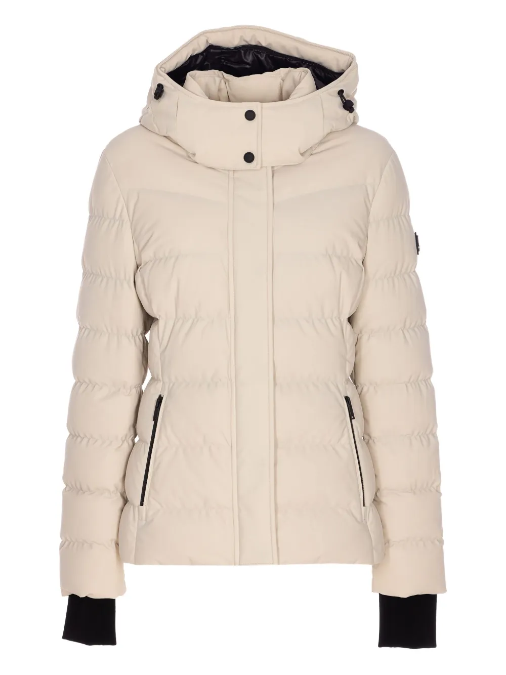 Moose Knuckles hooded padded down jacket - ニュートラル Moose Knuckles hooded padded down jacket - ニュートラル