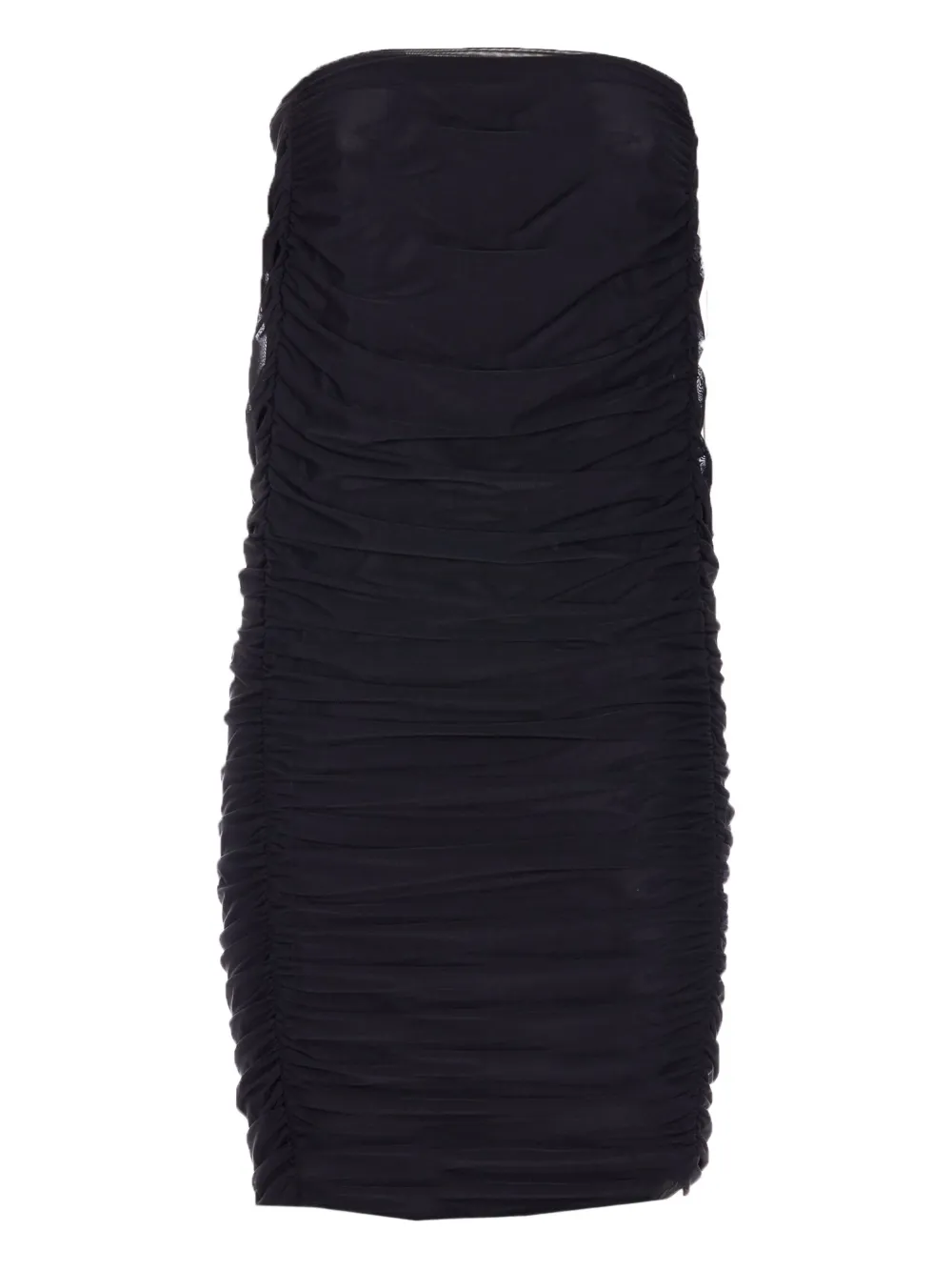 MAR DE MARGARITAS Corinna ruched midi skirt | Black | Image 1