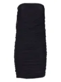 MAR DE MARGARITAS Corinna ruched midi skirt - Black